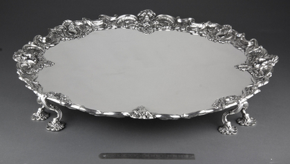 Magnificent Elkington Silver Salver - Four Seasons - 4.65 Kilogrammes